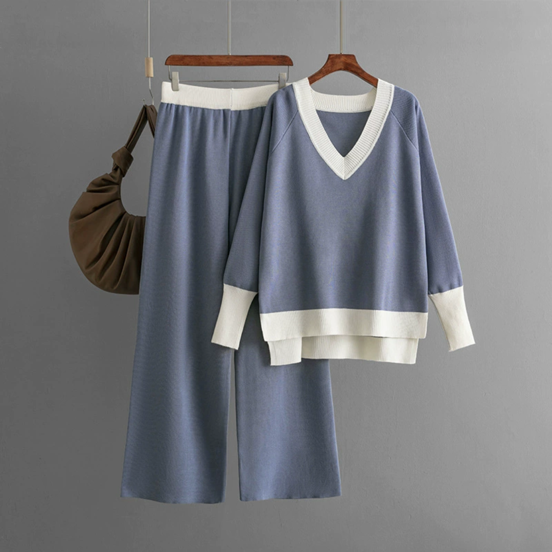 カジュアルVネック2点セット