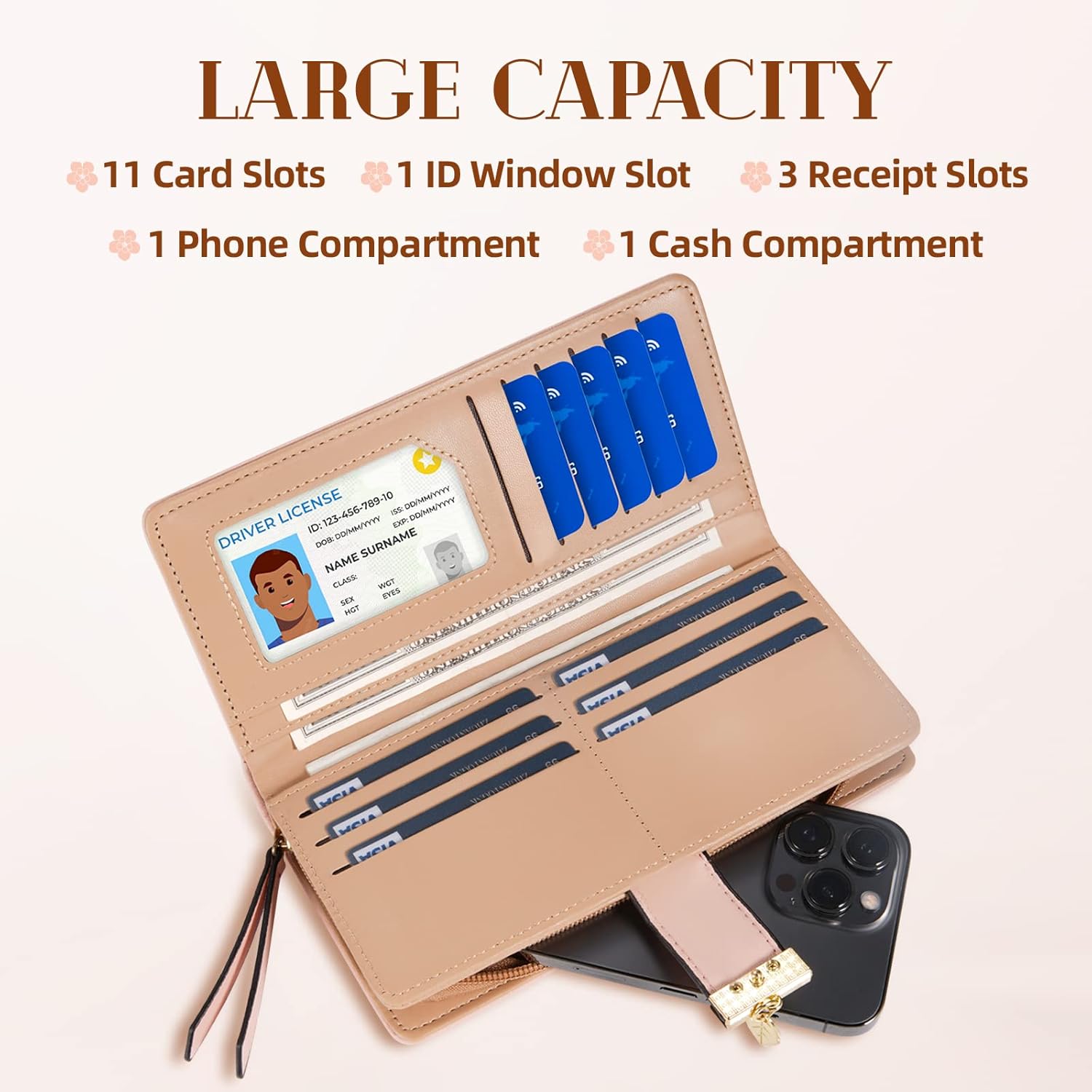 ロングリーフレザー財布 - リーン