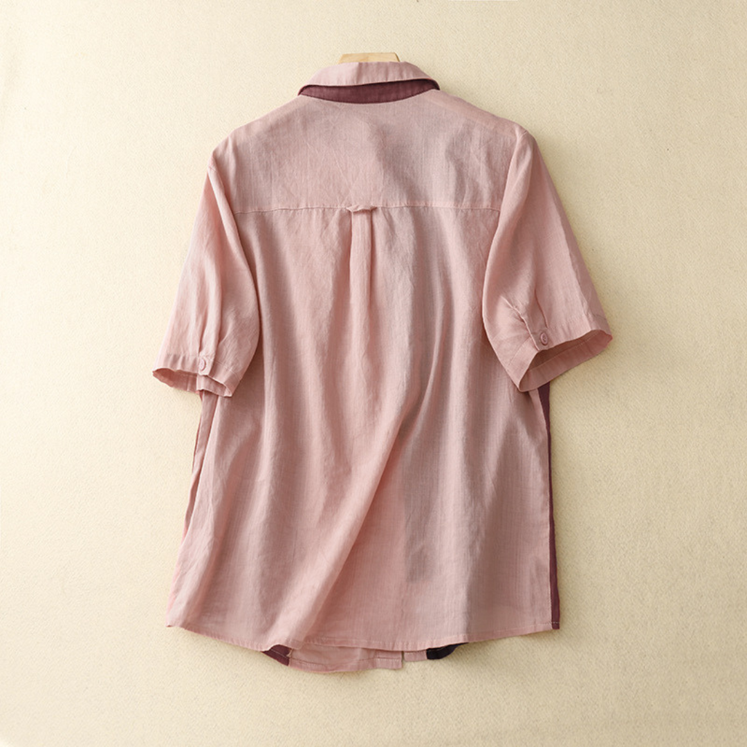 レトロ ゆったり袖シャツ