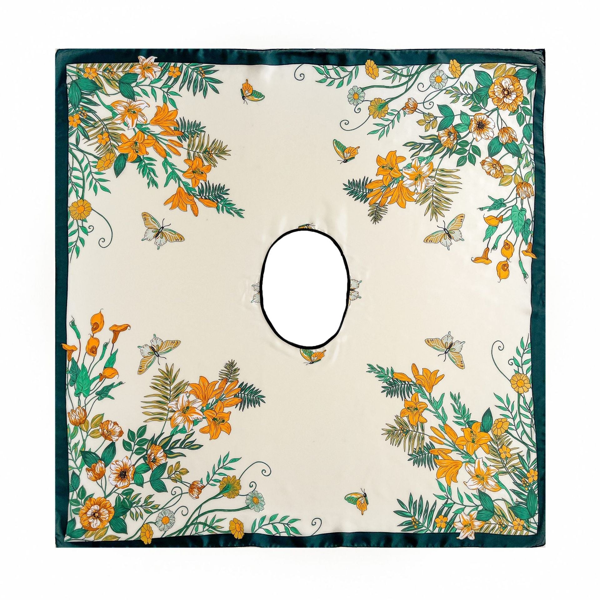 女性用夏のシルクスカーフブラウス