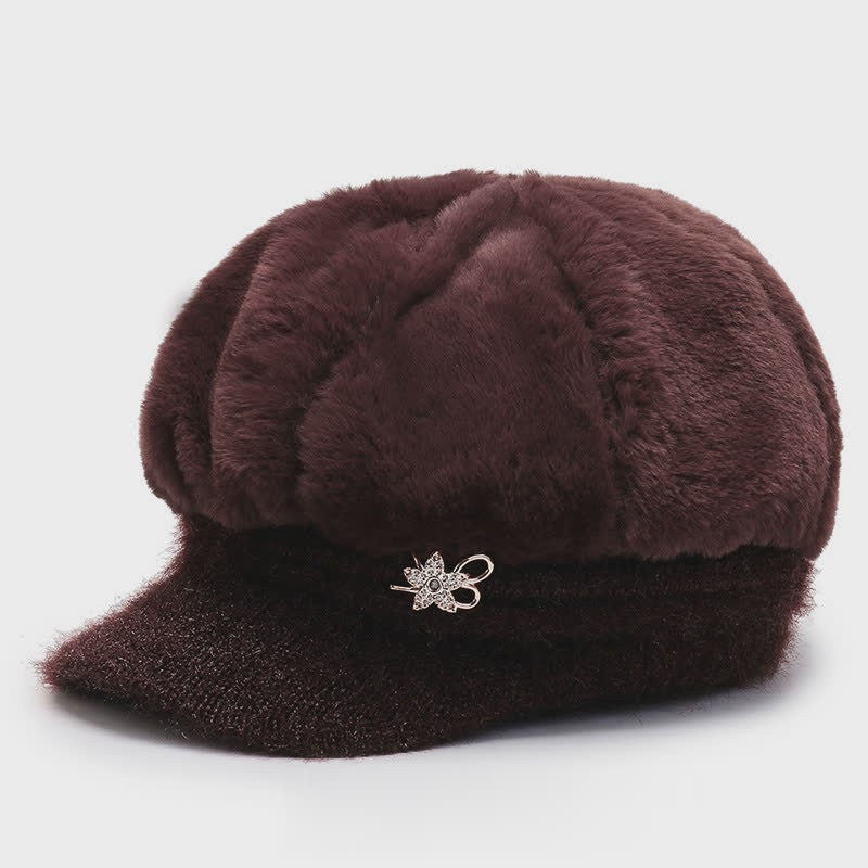 今冬用の暖かい女性用プラスチックニットキャップ