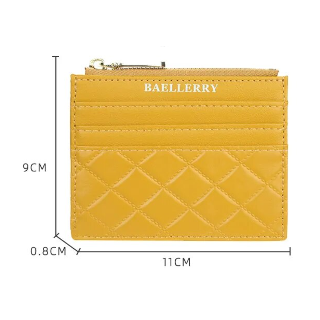 キルティングカードホルダー | コンパクト&トレンディ