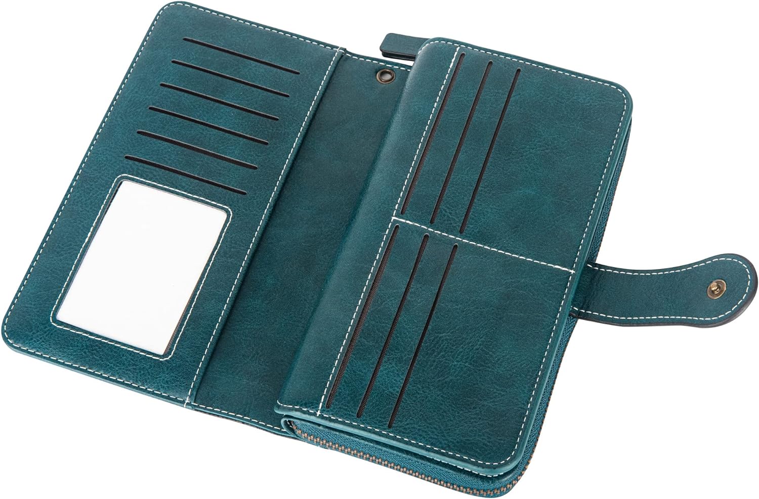 レザー財布(リストバンド付き)| 大容量