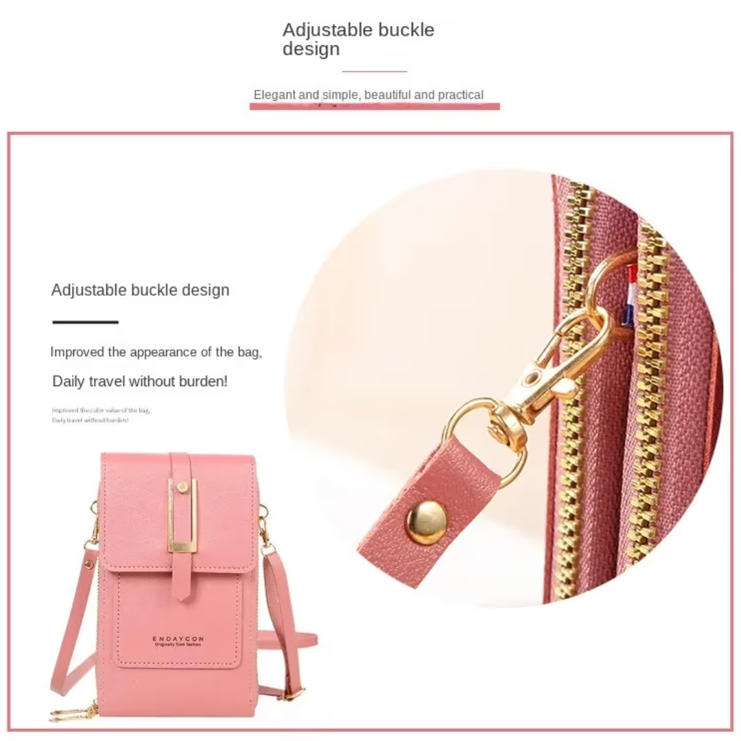 ソニアレザー電話ポーチ | スタイリッシュ&モダン