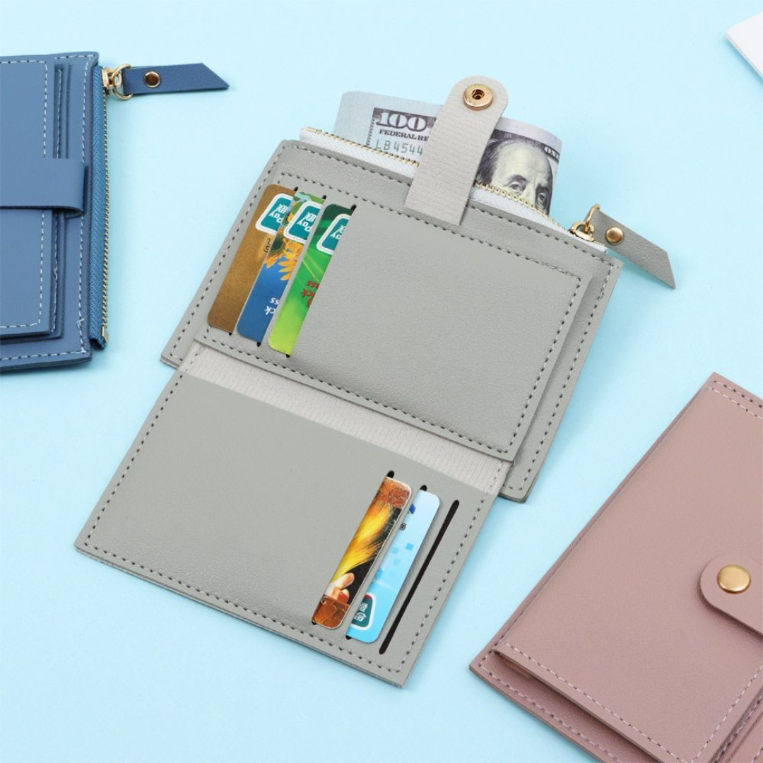 フラワーレザー ミニ財布 | コンパクトでトレンディ