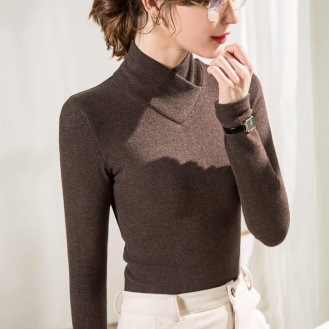 エレガントなタートルネック