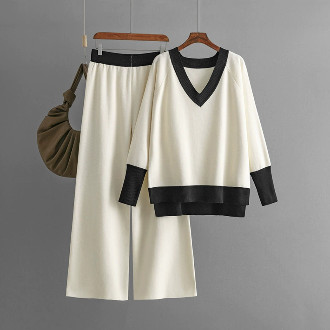 カジュアルVネック2点セット