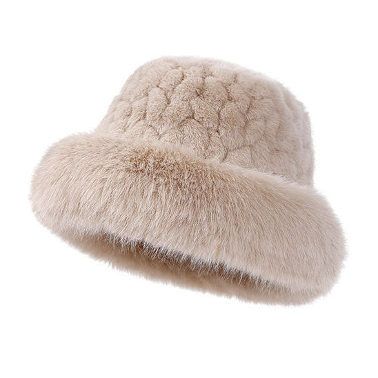 暖かくて快適な女性用フリースキャップ