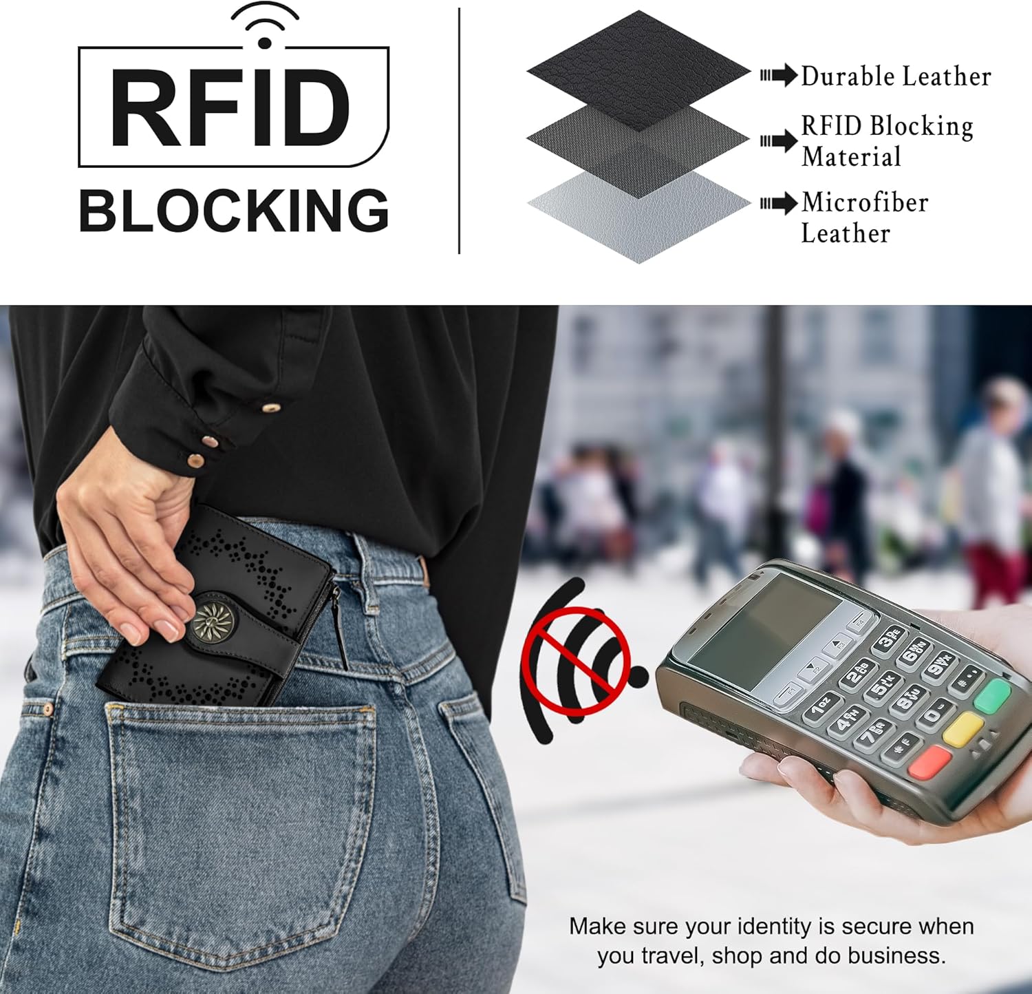 ダンヌ ビフォルド RFID レディース 財布 - クレア