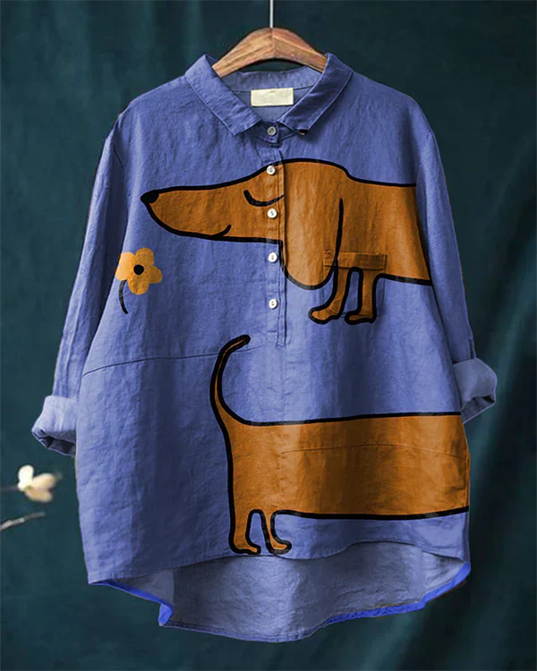 犬アートシャツ