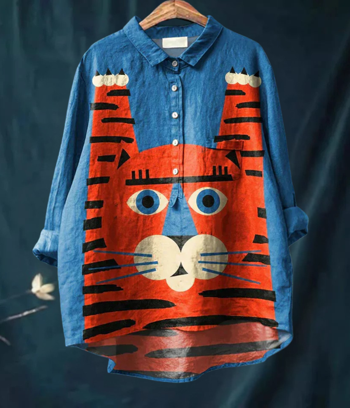 猫アートTシャツ
