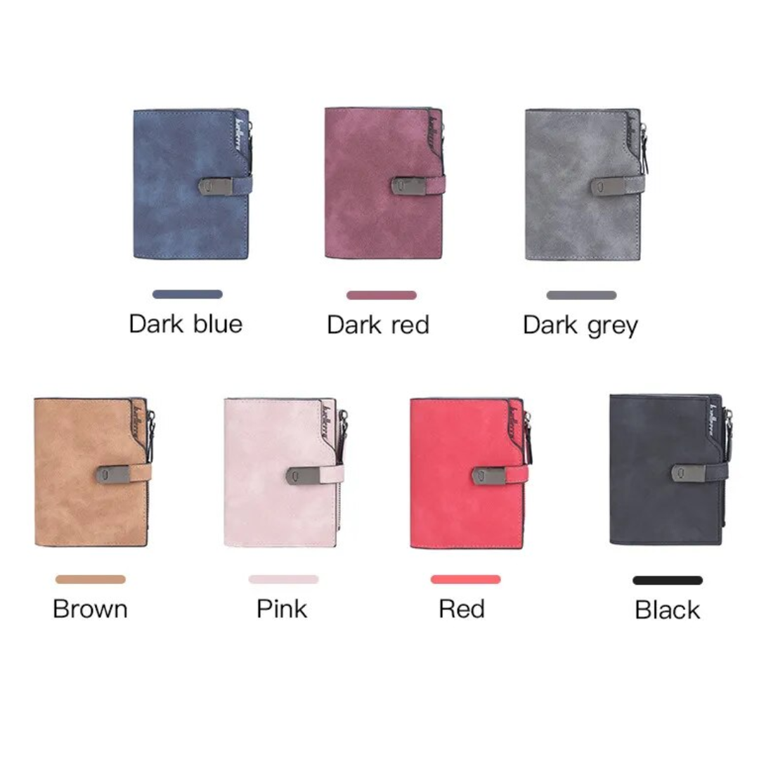 マグネットバックル付きコンパクト財布 | 便利でトレンディ