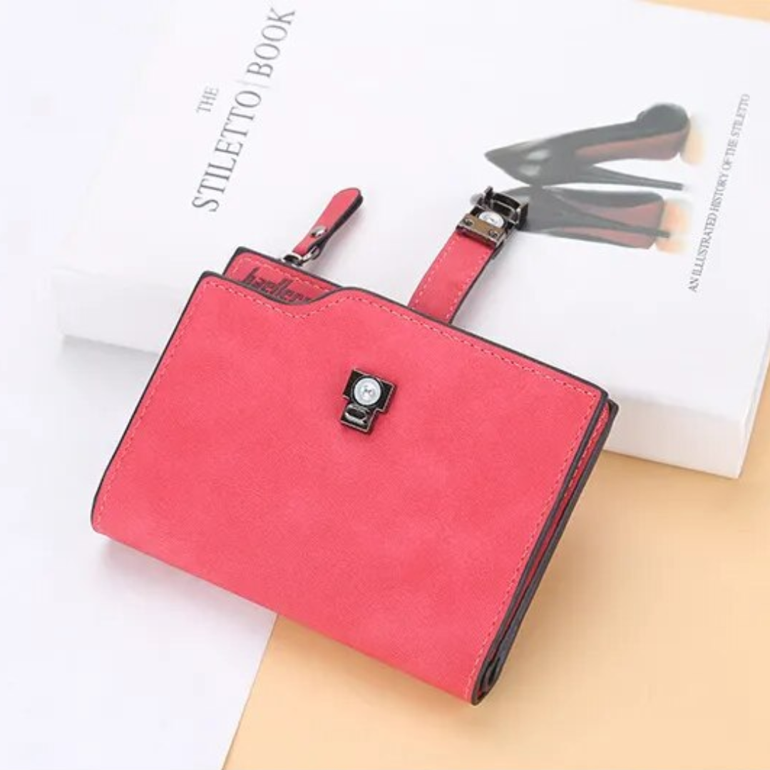 マグネットバックル付きコンパクト財布 | 便利でトレンディ