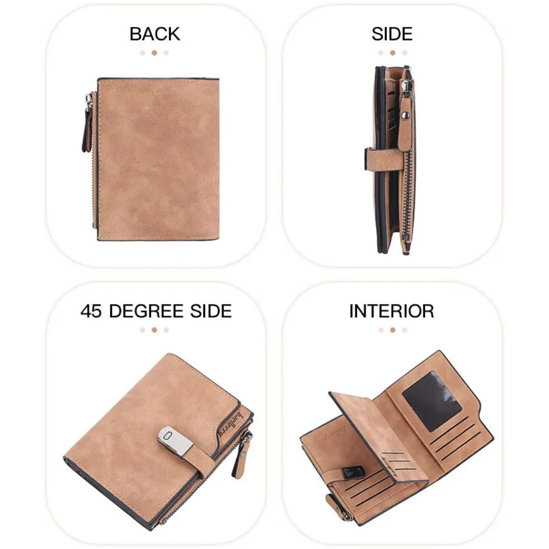 マグネットバックル付きコンパクト財布 | 便利でトレンディ