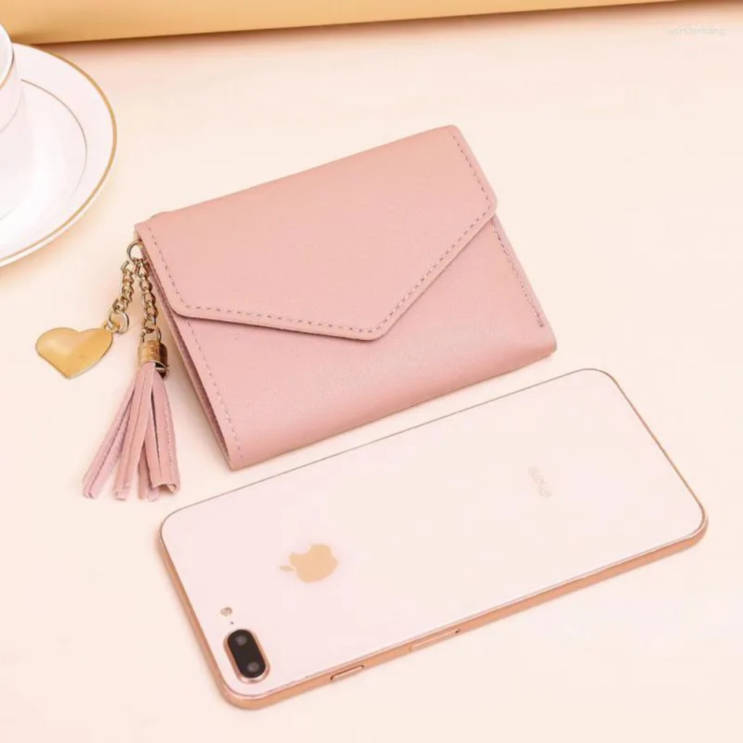 ミニ財布（タッセル付き）| スタイリッシュ＆コンパクト