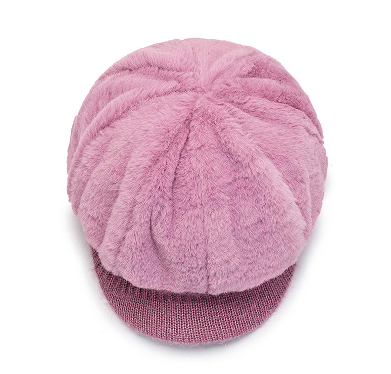 今冬用の暖かい女性用プラスチックニットキャップ