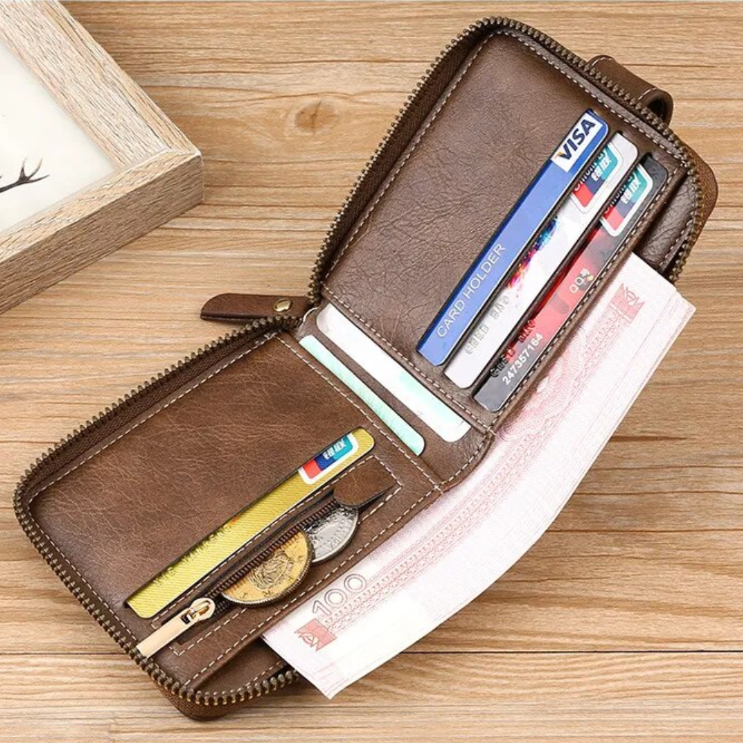 ヴィンテージレザー財布 | クラシック & スタイリッシュ