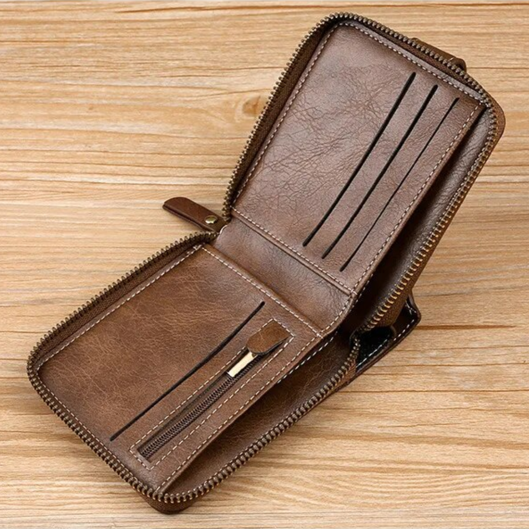 ヴィンテージレザー財布 | クラシック & スタイリッシュ