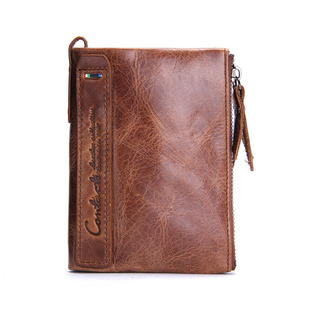 ダブルジッパーのコンパクト財布 | 実用的でスタイリッシュ