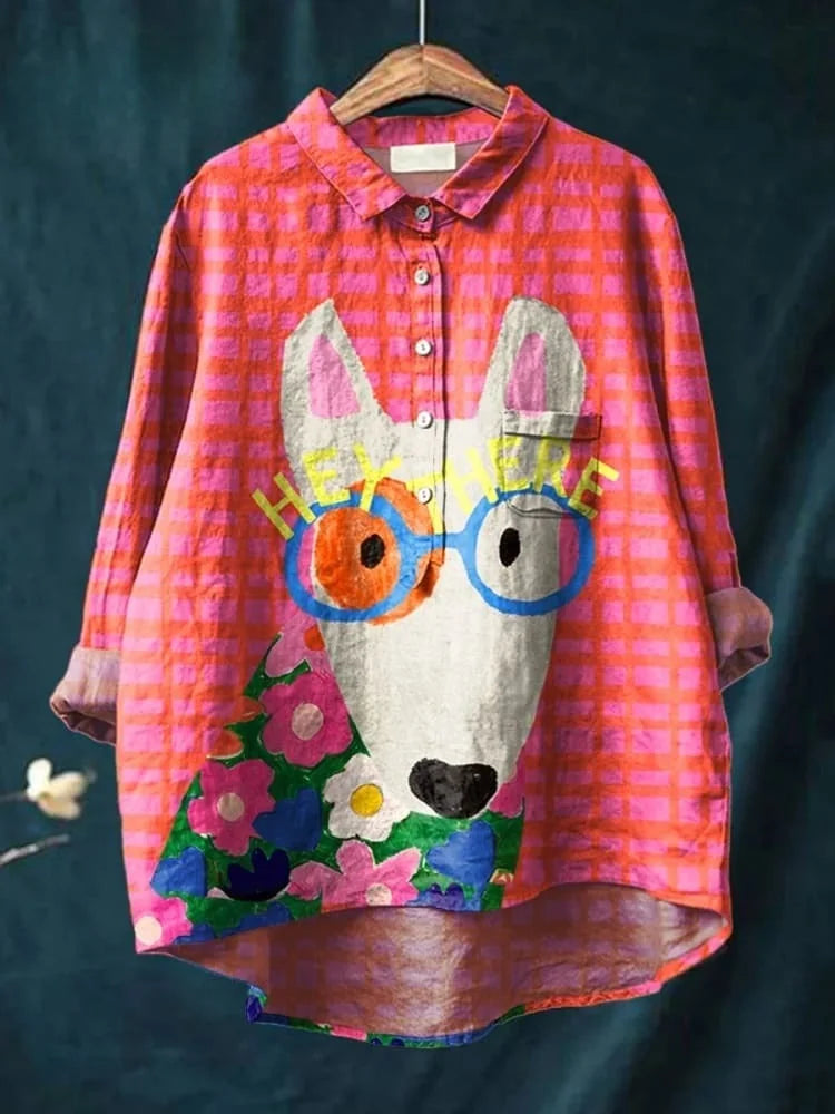 犬アートシャツ