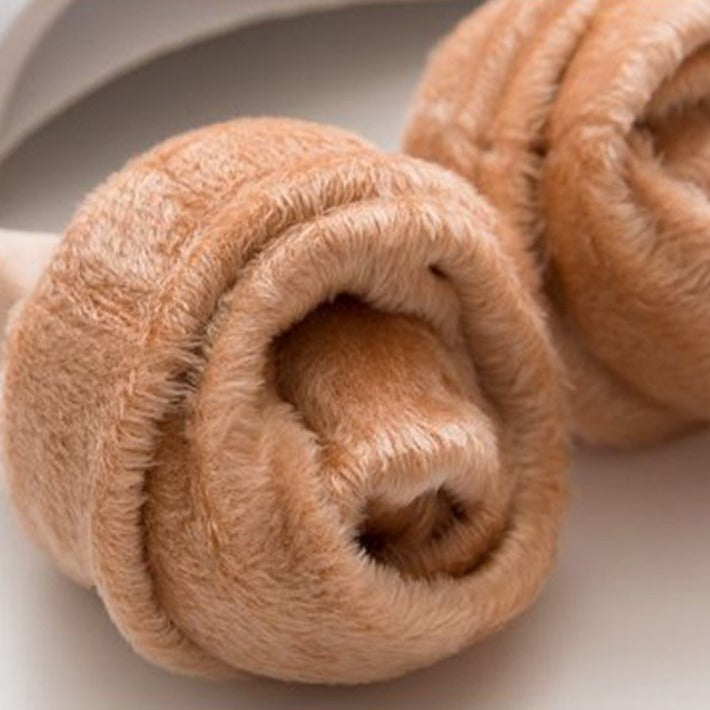 秋冬用の女性用厚手の暖かいコットンミディアムソックス