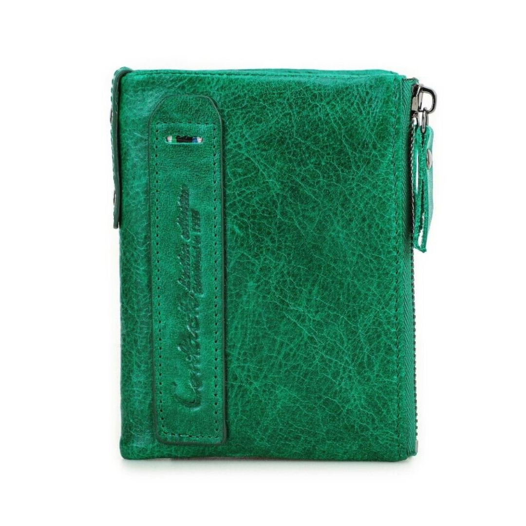 ダブルジッパーのコンパクト財布 | 実用的でスタイリッシュ